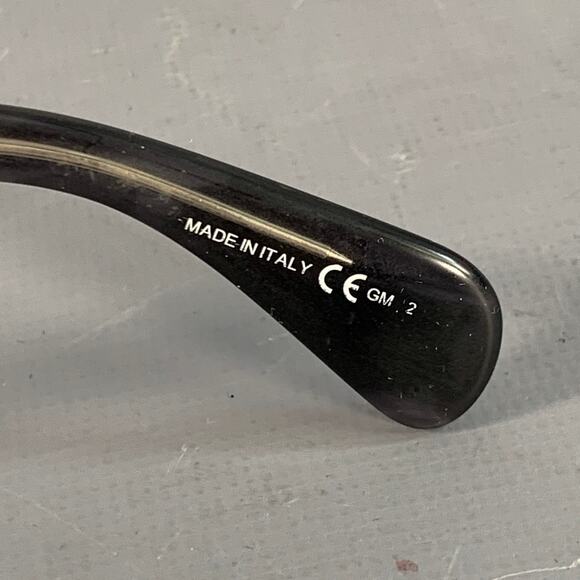 GIORGIO ARMANI Brown Transparent Acetate Teardrop Sunglasses - Picture 6 of 7